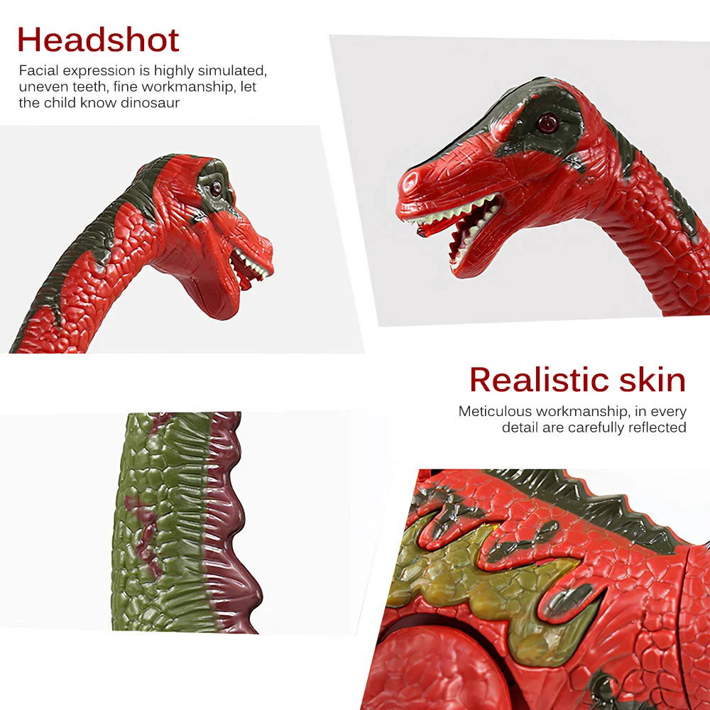 

Children Toys Electric Walking Dinosaur Toy Long Neck Lay Eggs Projection Lights Roar Sounds Kids Christmas Birthday Gifts