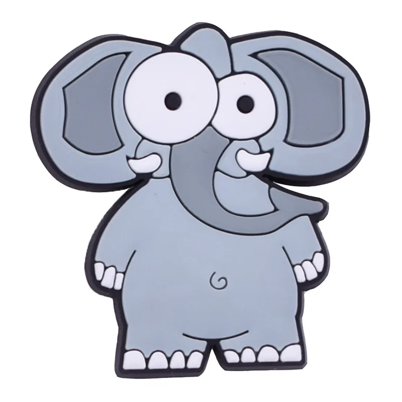 1 шт. мультяшная корова животные обезьяна слон ПВХ плоский задник дети милые