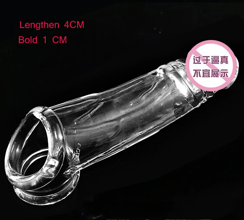 Товары для взрослых секс-игрушки черный прозрачный силиконовый пенис с