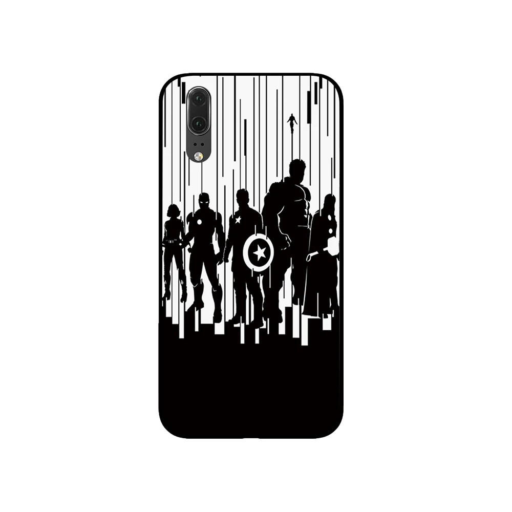 Для логотипа Marvel Роскошные Чехлы для huawei P30 P20 P10 mate 10 20 Pro Lite | Мобильные телефоны и