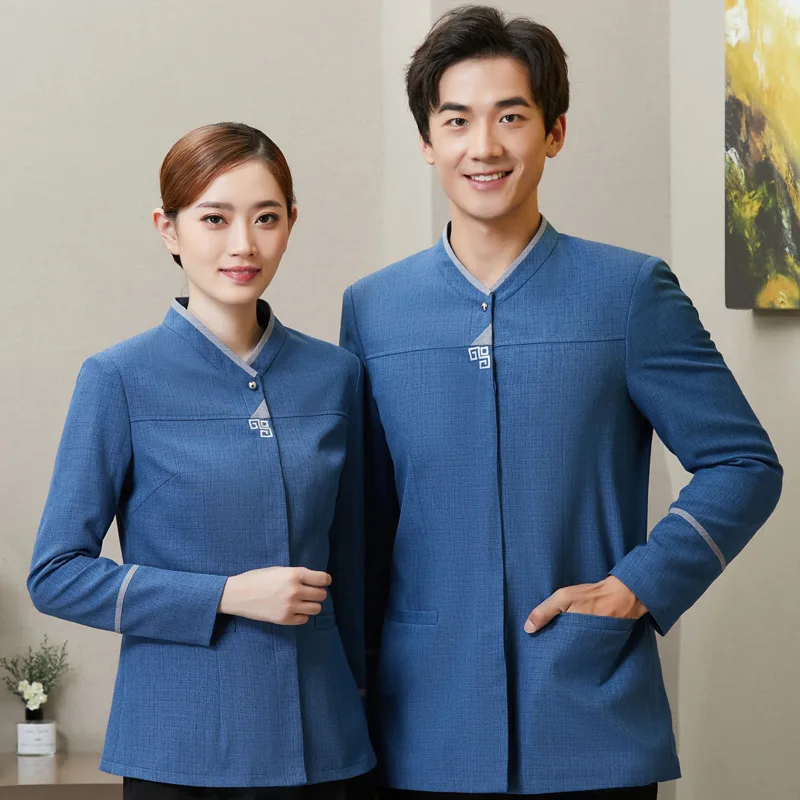 

Женский отель гостевая комната Больница очиститель тетей Длинные рукава имущество домашнем хозяйстве, осенне-зимняя одежда