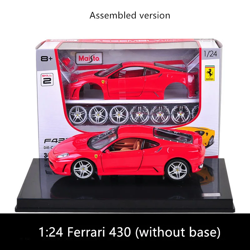 430 Maisto 1:24 La Ferrari 8 стилей Ferrari Сборная модель автомобиля из сплава в сборе DIY игрушка инструмент Мальчик Игрушка Подарочная коллекция - Цвет: 430