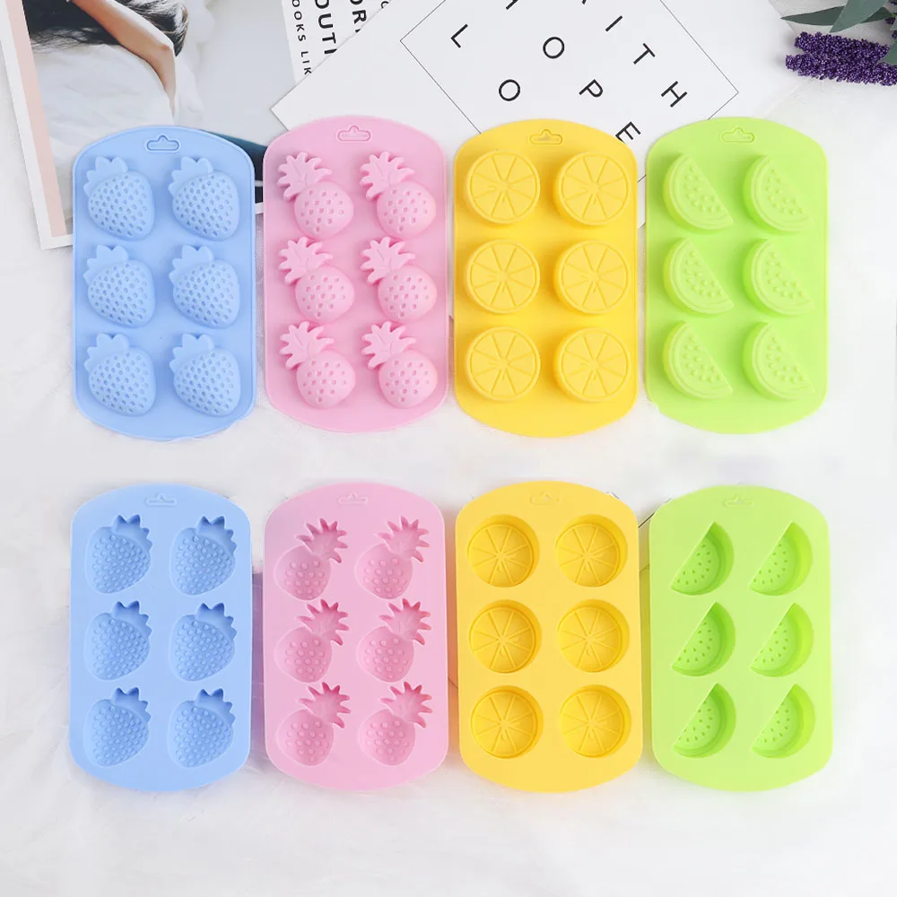 Силиконовая форма в форме фрукта сделай сам искусственная для конфет желе