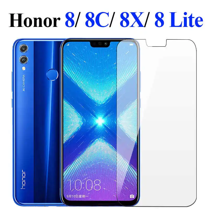 

Стекло защитное RONICAN для Huawei Honor 8/ 8C/ 8X/ 8 Lite/ 4A, 9H