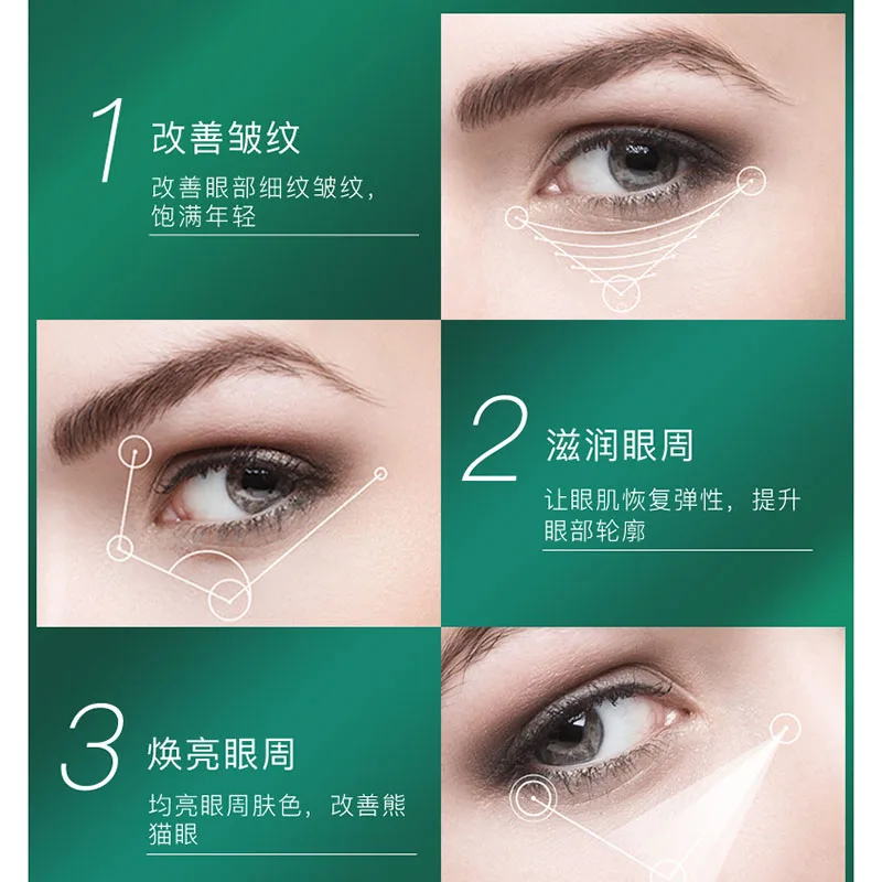 1 шт. Восстанавливающий Прозрачный крем для глаз с травой увлажняющий глаза и