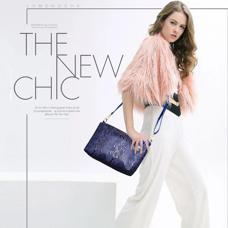 

iPinee 4Pcs/Set Vintage Alligator Patent Leather Women Purses And Handbag Female Fashion Luxury Large Capacity Shoulder Bag Tote