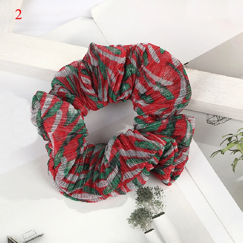 Женские бархатные резинки для волос рождественские фиксации хвостиков