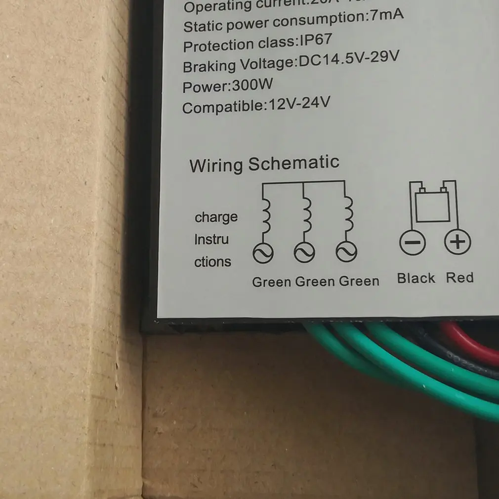 300W Wind Turbine Controller 12V24V Waterproof Pwm Rectifier Brake Charging Bridge Sliver | Обустройство дома