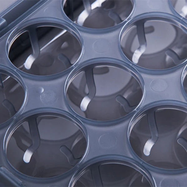 

Big deal 2 Pack Egg Holders,Covered Egg Container for Refrigerator,Portable Stackable Tray Eggs Storage Box