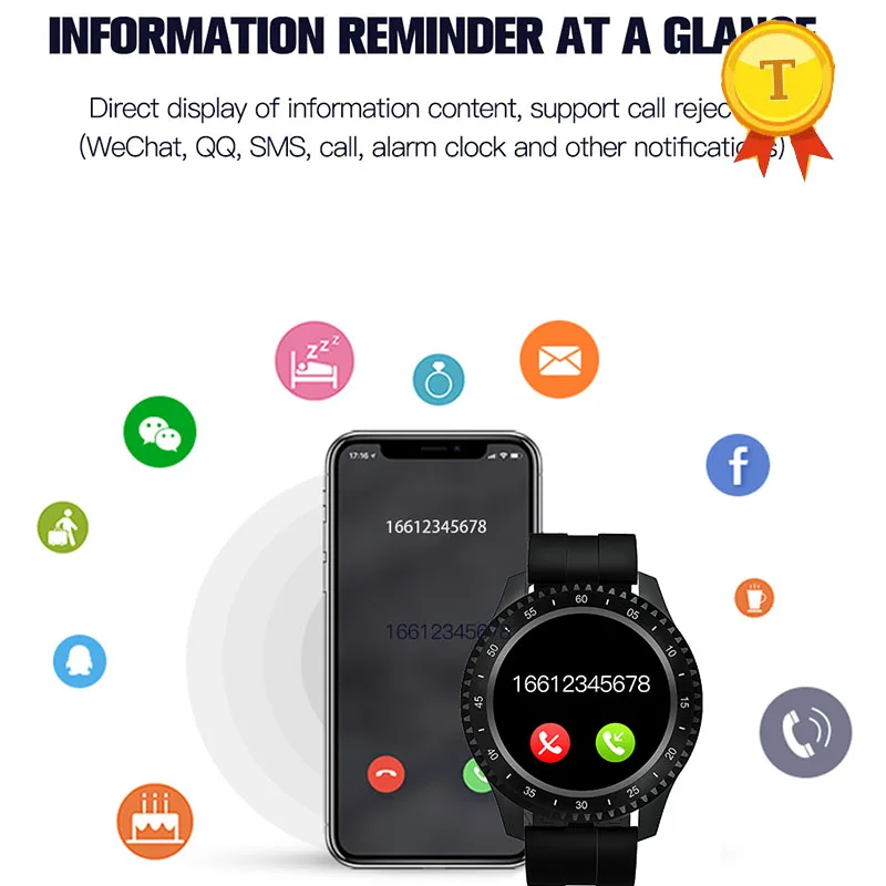 Цветной экран Bluetooth умный Браслет IP68 для плавания сердечного ритма кровяного