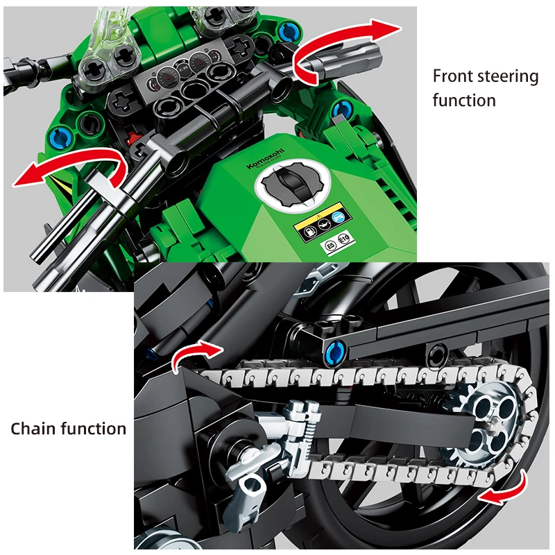 Sembo блок город строительные блоки технические мотоцикл Скорость машина чемпиона