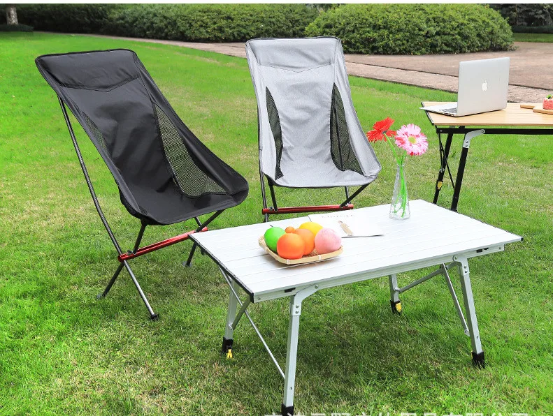 Ultralight High Back Folding Camping Chair Removable Washable Fishing Picnic BBQ Chairs With Carry Bag Heavy Duty Outdoor Stool | Мебель