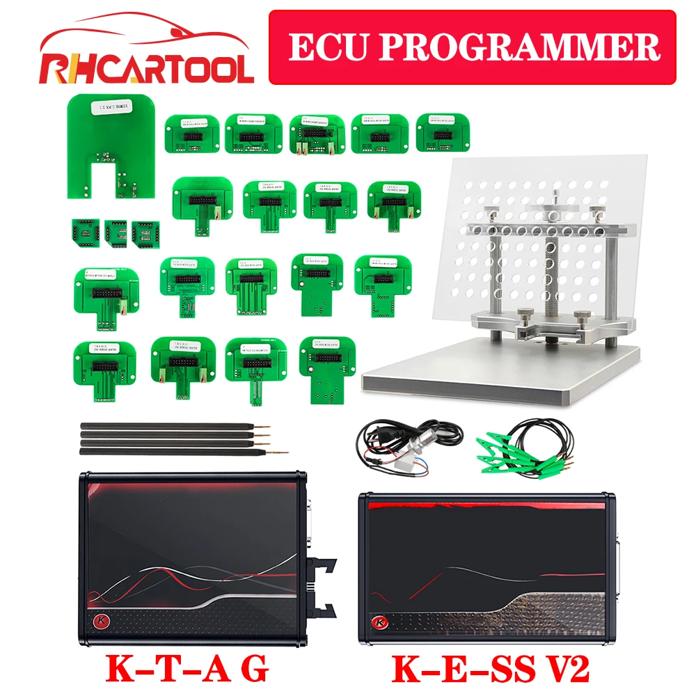 Диагностический сканер OBD2 кронштейн платы управления ECU светодиодный LED BDM Рамка