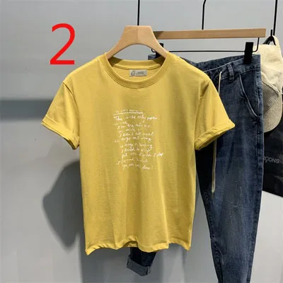 

Men's ice silk T-shirt half sleeve 2020 summer short-sleeved thin section social tide brand knitted t-shirt