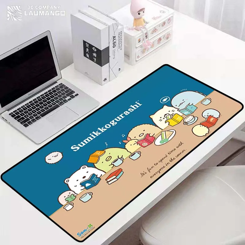 

Sumikko Gurashi Mouse Pads Pc Gamer Accessories Gaming Mouse Pad Speed Mausepad Computer Mousepad Company Rubber Mat Carpet Desk