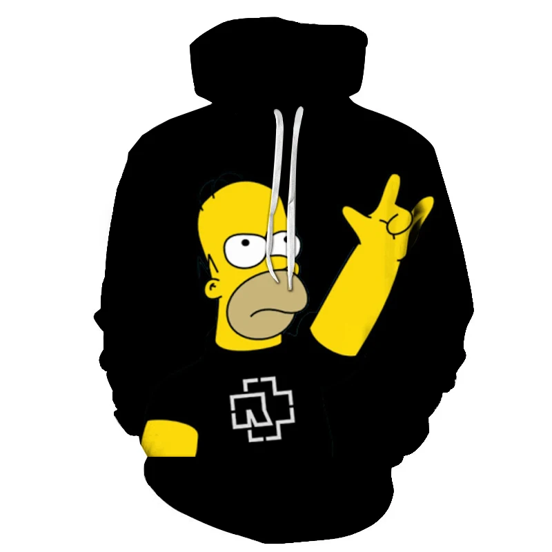 

2021 autumn and winter interesting anime hoodies men's and women's hooded sweatshirts cartoon 3D pullovers fashion casual sweate