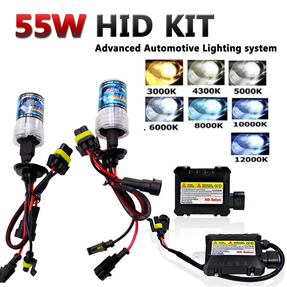 Комплект ксеноновых фар H7 55 Вт комплект тонких h7 Hid блок балласта зажигания +