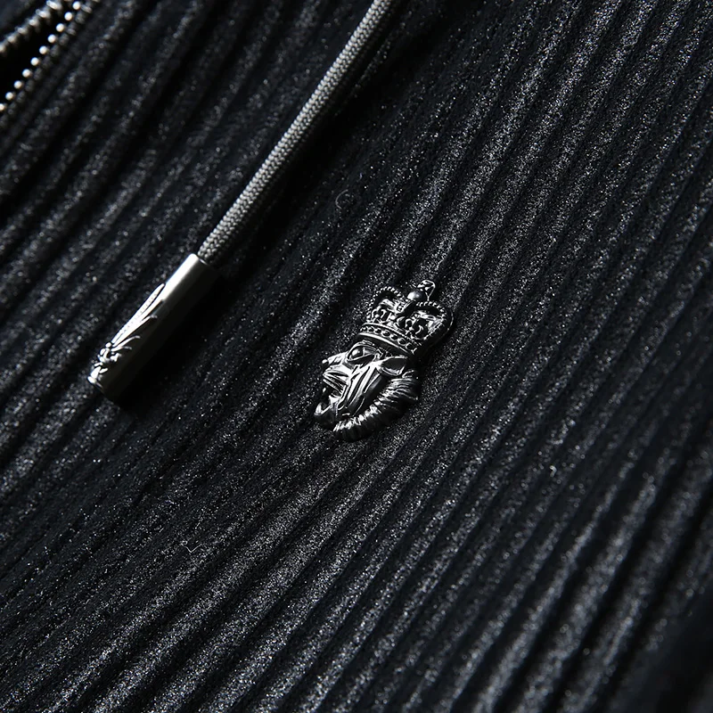 JSBD удобный теплый вельветовый повседневный спортивный костюм мужской свободный