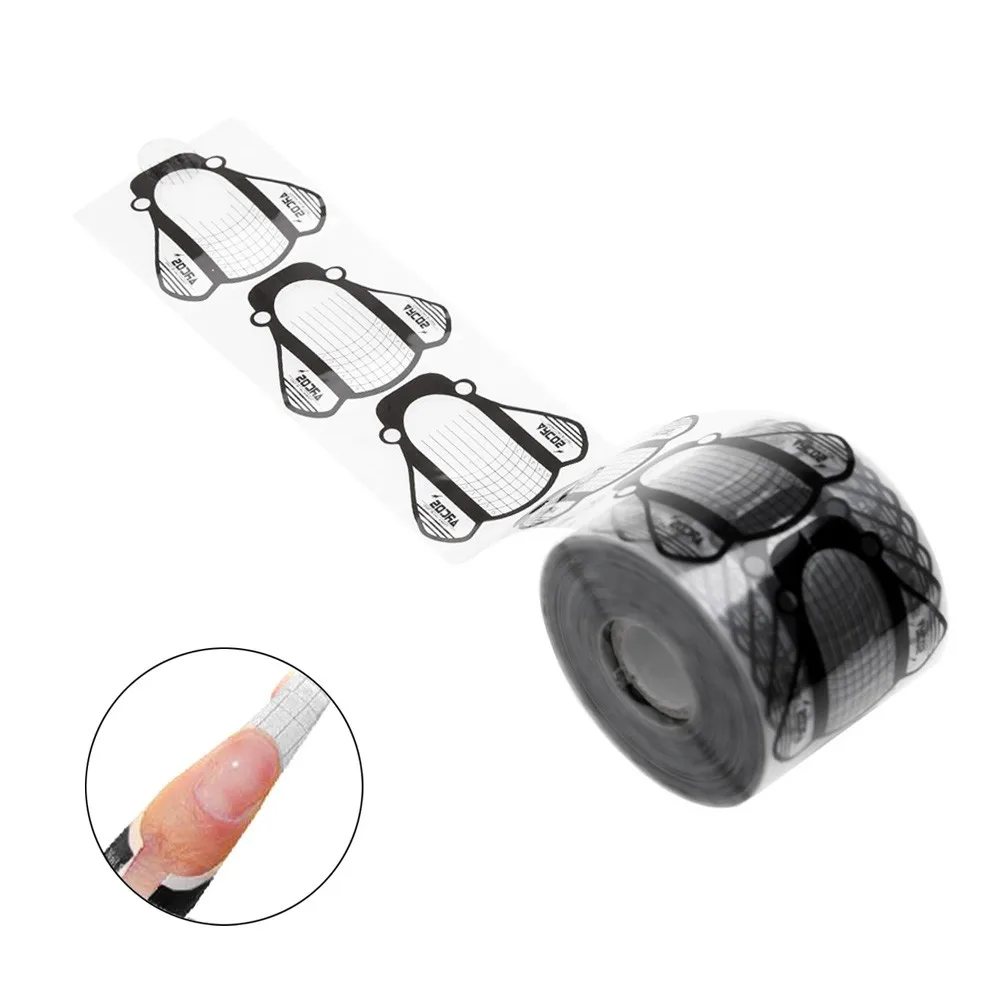 

500 шт УФ-гель для дизайна ногтей формы для наращивания ногтей инструменты для ухода за ногтями