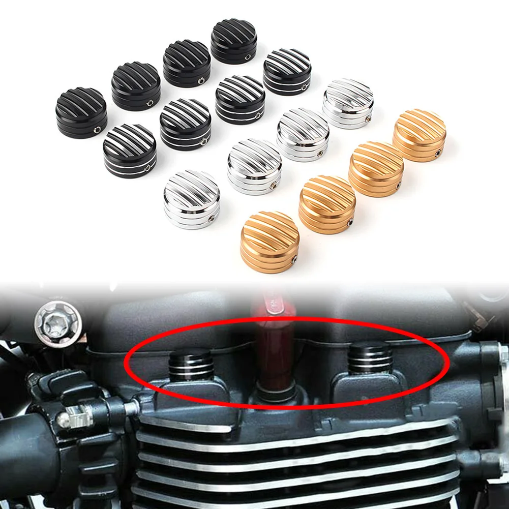4 шт./компл. крышка болта с головкой для мотоцикла Triumph Bonneville T120/T120 черная золотая