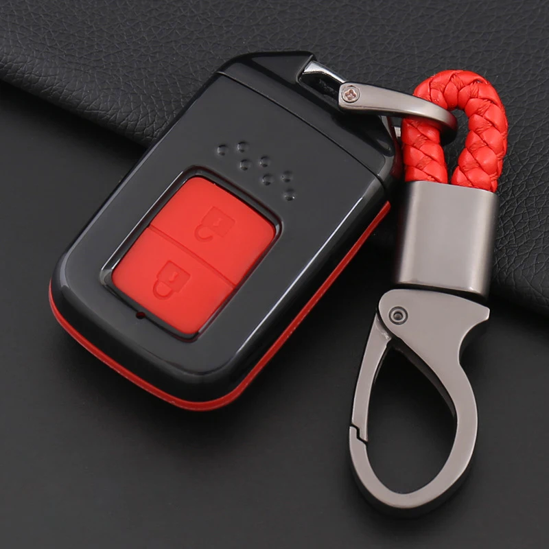 Чехол для ключей Honda Fit New JADE 2020 чехол GIENIA из карбона подходит Crosstour VEZEL защитный