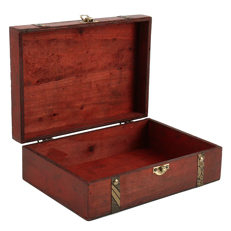 1 шт. Винтаж Treasure Box подарок коллекция карт для хранения Коробки макияж