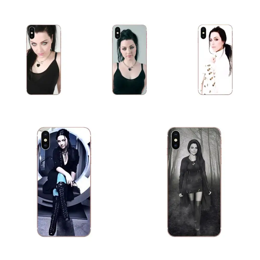 Окрашенный чехол для телефона Sony Xperia Z Z1 Z2 Z3 + Z4 Compact Z5 Plus M2 M4 XA XA1 XZ Premium Evanescence Amy Lee Dark