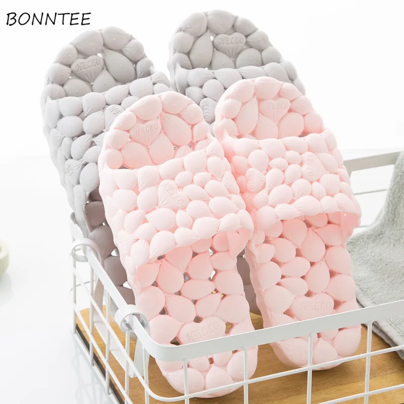 Тапки женские домашние на мягкой подошве однотонные Нескользящие шлепанцы в