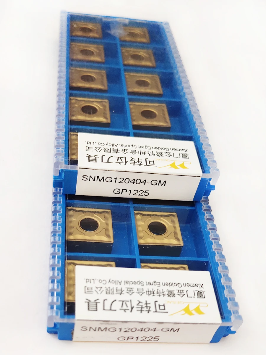 

SNMG120404-GM GP1225 SNMG431-GM GP1225 10 шт карбидные вставки для стали