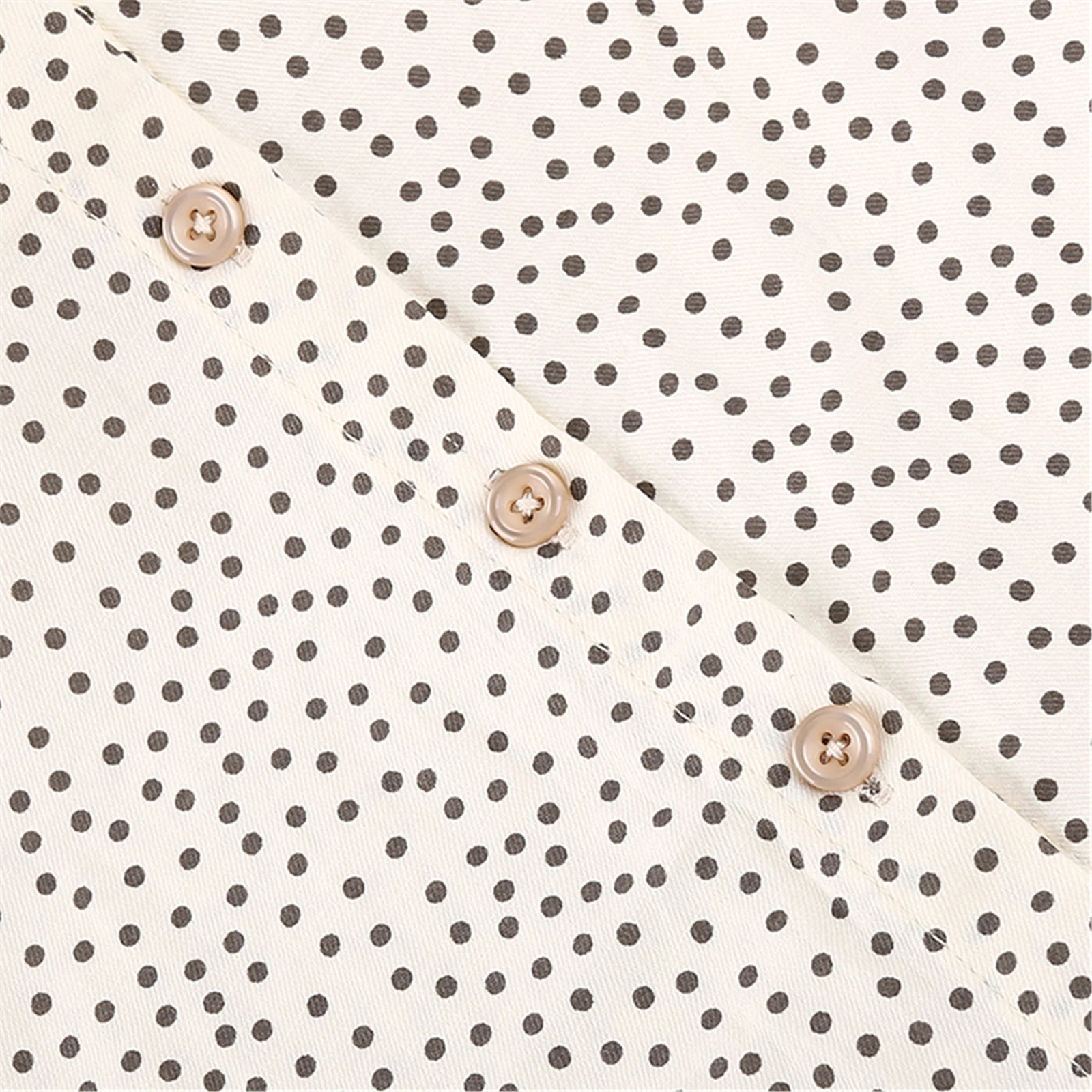 

Kids Girls Fashion 2-piece Outfit Set Sleeveless Polka Dot Tops+Skirt Set for Children Girls 2-6Years