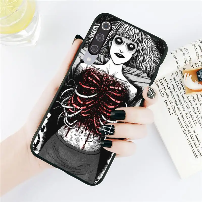 

Junji Ito Tees Horror Phone Case For Xiaomi Redmi 4x 5 plus 6A 7 7A 8 mi8 8lite 9 note 4 5 7 8 pro