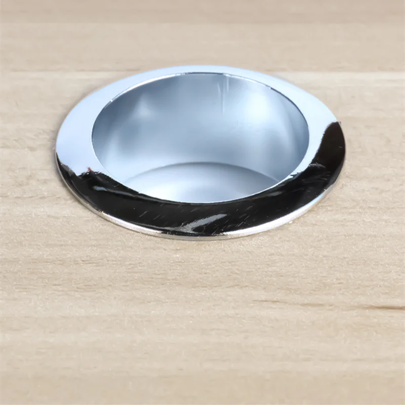 60мм Кабельная втулка для стола из сплава с круглой заглушкой для ПК, проволочного держателя, шкафа, вентиляционного отверстия, декоративной фурнитуры на мебель.