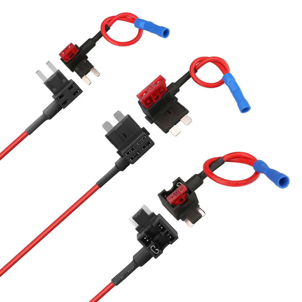 Автомобильный мини-держатель предохранителя 12 В малый и средний размер адаптер