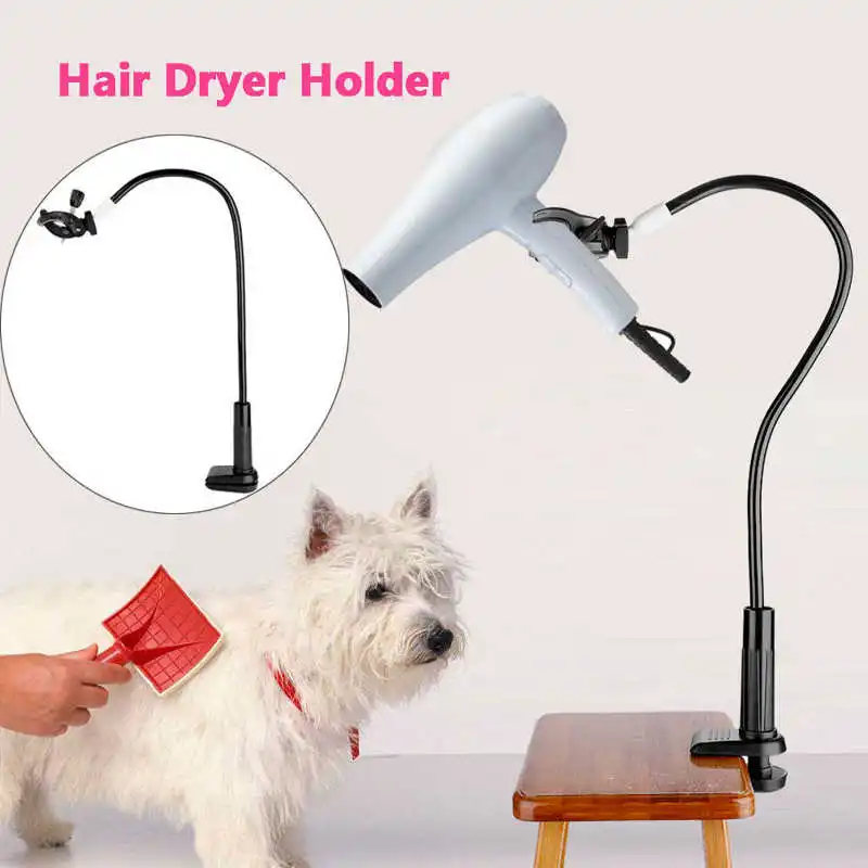

Pet Hair Dryer Stand Fixed Bracket Dog Cat Grooming Table Hair Dryer Clamp Clip Holder Accessories Pet Care