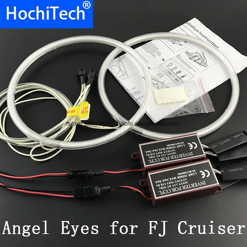 HochiTech ccfl глаза ангела комплект белый 6000k с холодным катодом (ccfl) гало кольца фары