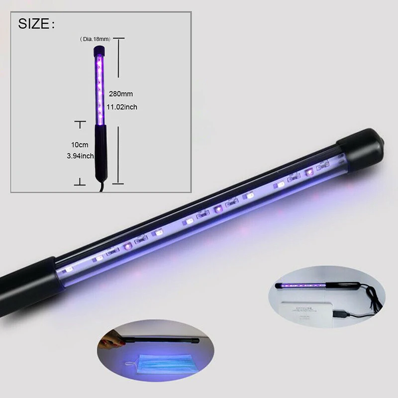 Portable UV-C Light UV Lamp Ultraviolet Handheld USB for Home Room Office Travel MJJ88 | Освещение