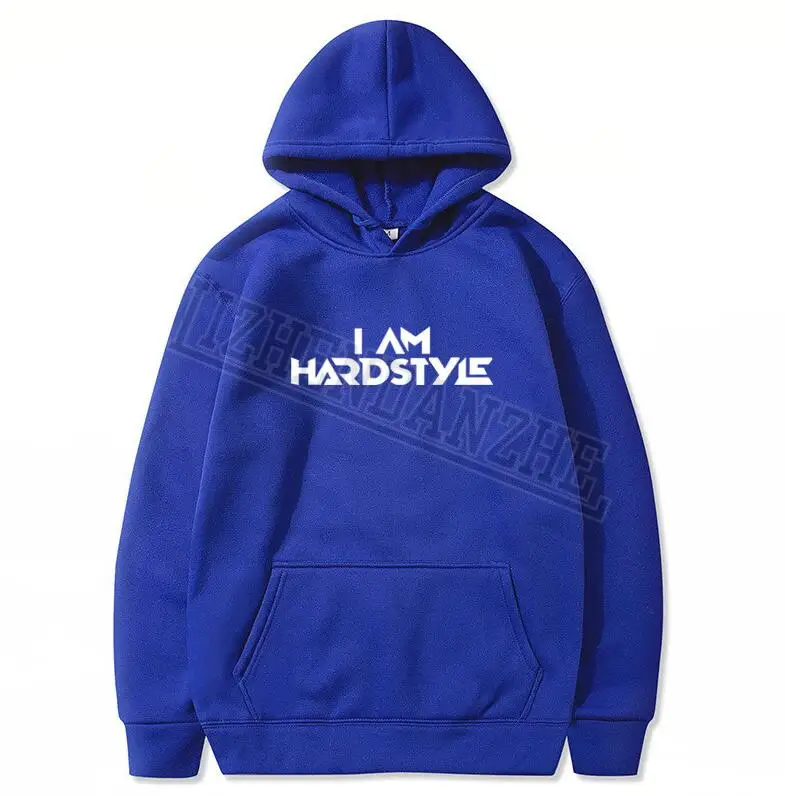 I Am Hardstyle мужские толстовки с капюшоном музыка Defqon Hardcore Dance DJ Techno Club Вечерние EDM и