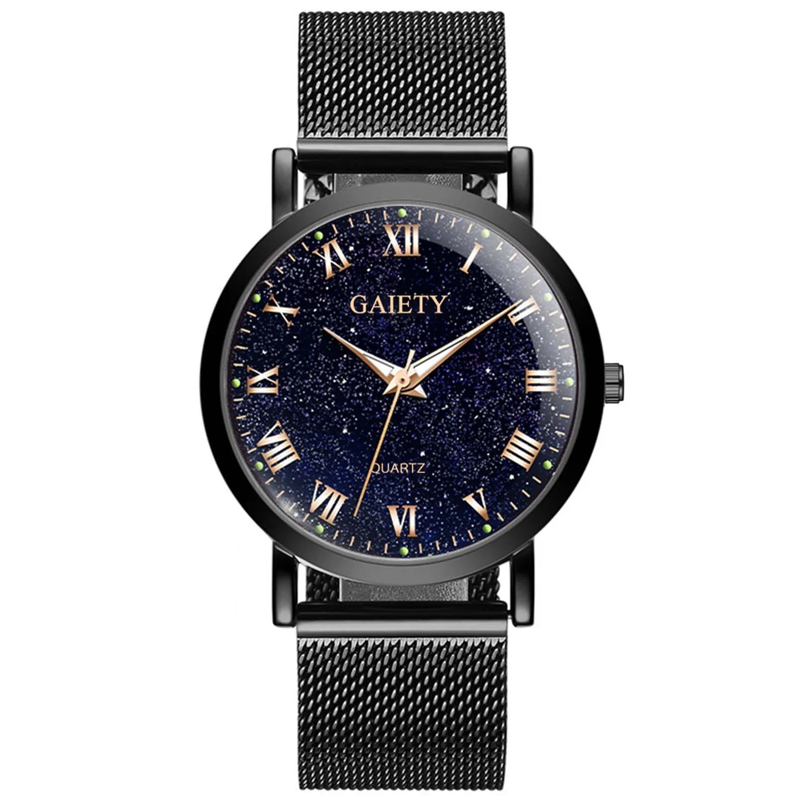 

Quartz Watch Waterproof Luxury Temperament Lady Stainless Steel Mesh Belt Watch Analog Quartz Watch News