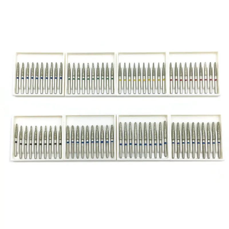 100 шт. стоматологические FG боры алмазные серии TR сверла 1 6 мм для