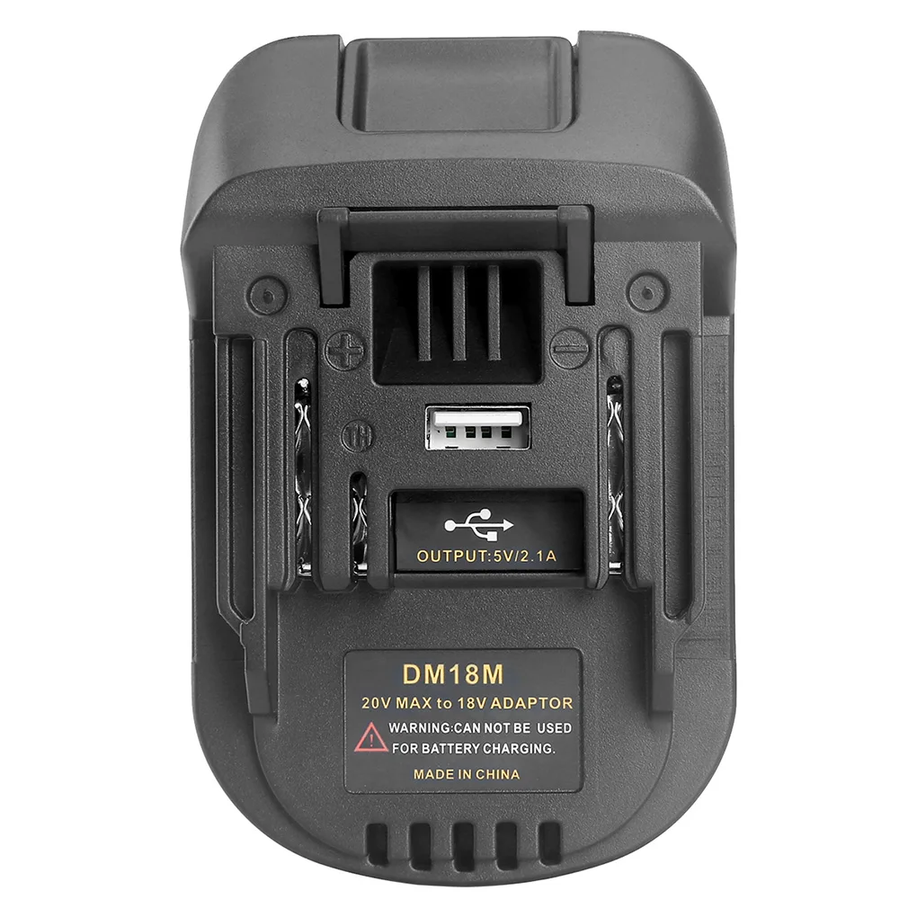 

Battery Converter DM18M Electric 18V Battery Adapter Converting Tool Power Tool Battery Adapter Replacement for DCB200 DCB205