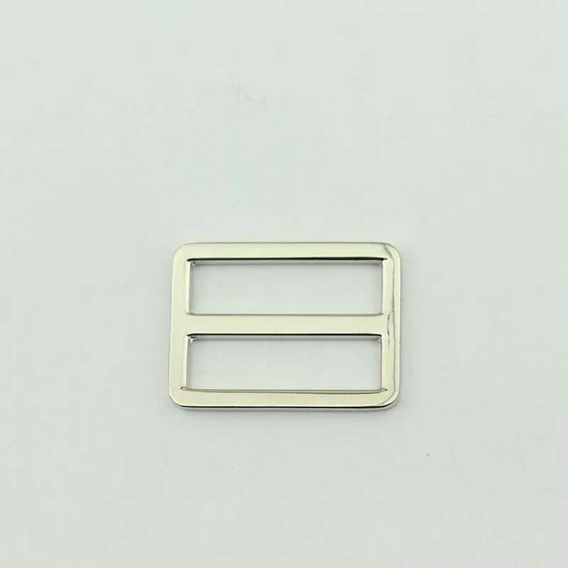 30pc 32mm Bag Strap Webbing Adjust Slide Buckles Metal Tri-Gilde Hook Clasp DIY Clothes Belt Square Ring Slider Bags Accessories