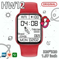 original hw12 smart watch men bluetooth call smartwatch fitness bracelet blood pressure womens watches pk iwo 13 hw16 w26 pro