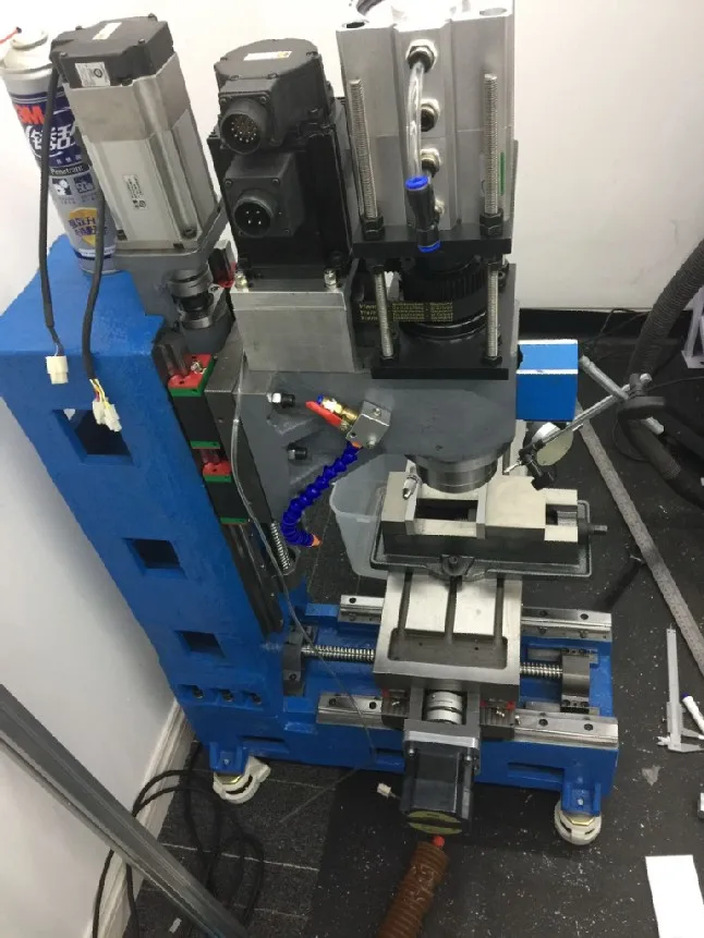 mini cnc milling machine cast iron frame metal engraver wood router kit DIY mach3 | Milling Machine