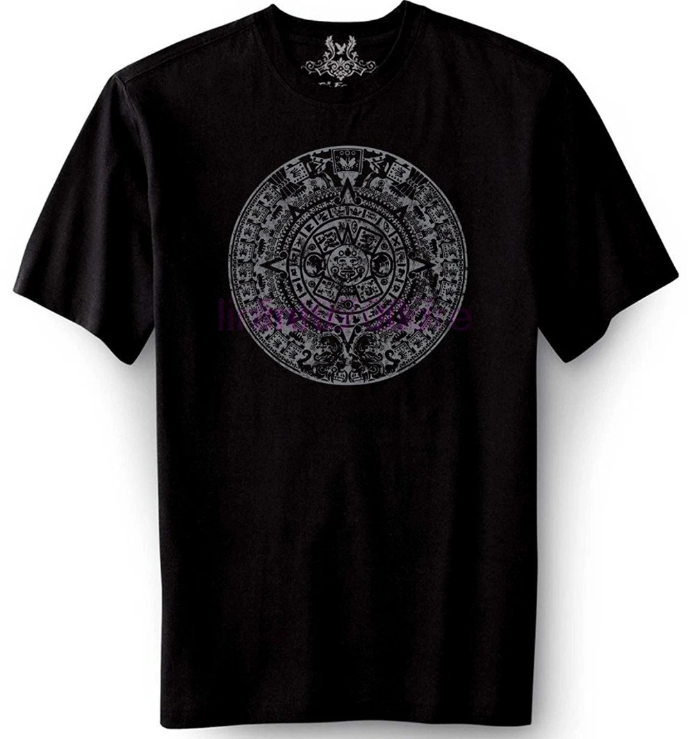 2019 Новое поступление Мужская футболка с принтом Ацтек индиец графический дизайн