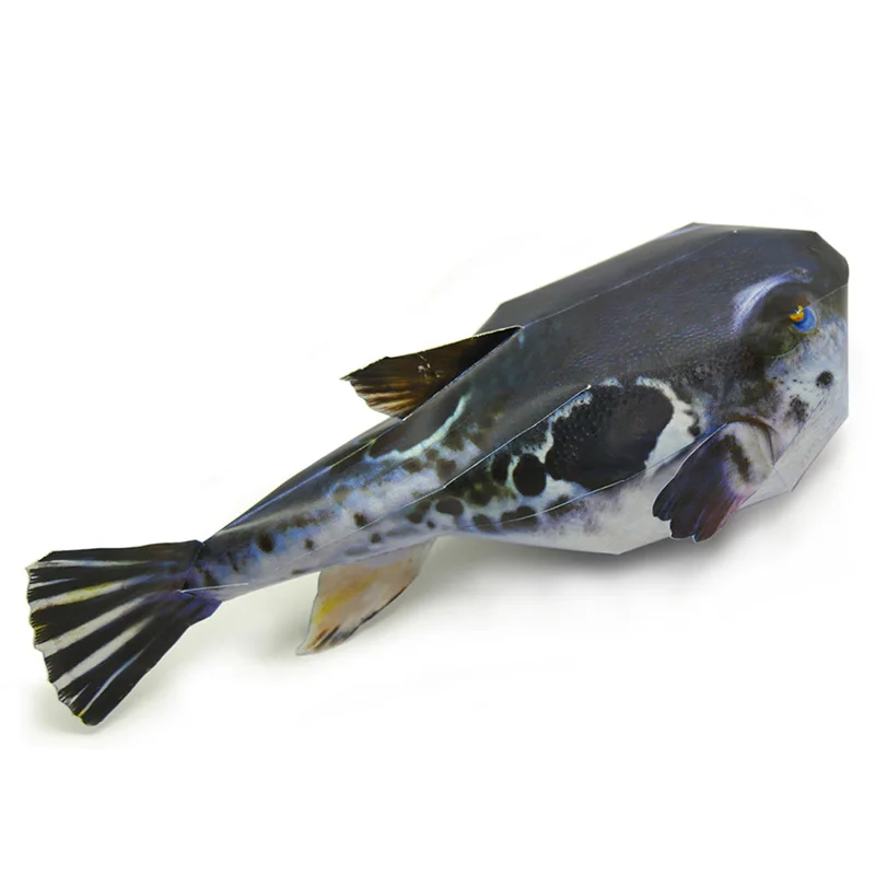 Takifugu rubripes рыба-Мялка Оригами-модель из художественной бумаги животные мини-3D