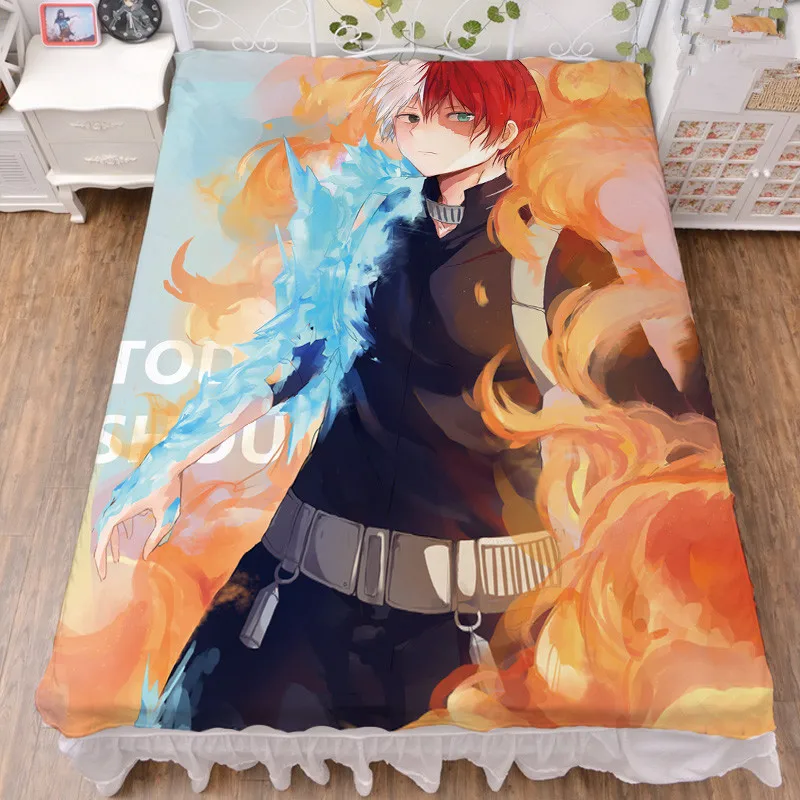 yxxy7 March обновление японского аниме My Hero Academy Boku no Hiro akadelia кровать молочное волокно лист и одеяло летнее одеяло 150x200 см - Цвет: yxxy7