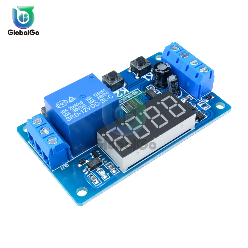 4-битный красный светодиодный релейный модуль 12 В переключатель цепи таймер