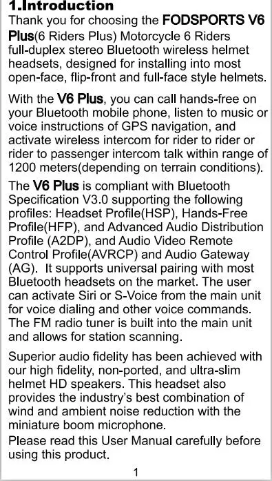 2 шт. V6 плюс 6 ездоков, 1200 м Система внутренней связи по Bluetooth гарнитура беспроводное переговорное устройство BT-спаренная система внутренней связи FM светодиодный