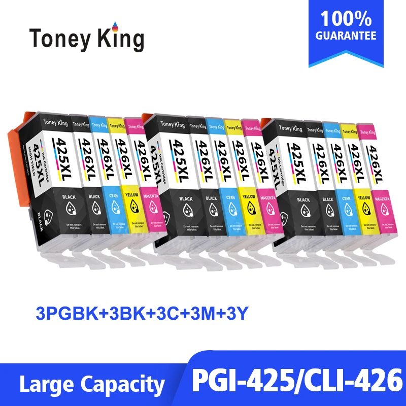Чернильный картридж для Canon PGI 425 426 чернильный PIXMA картриджи IP4840 IP4940 IX6540 MG 5140 5240 5340