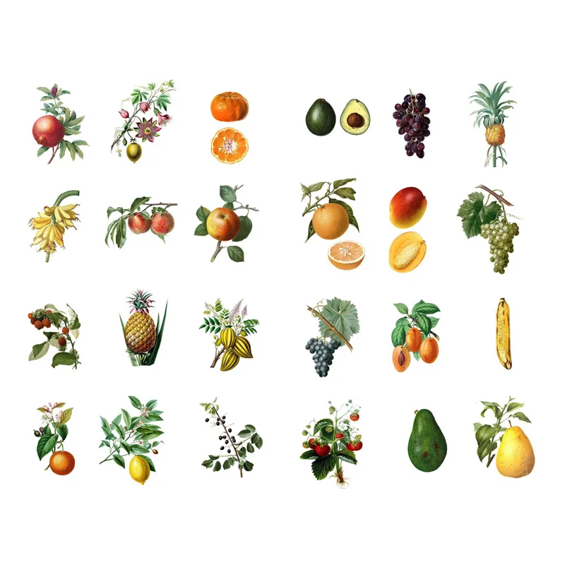 1 шт. ручная роспись фермы овощи милый эстетический книжка журнал Стикеры s